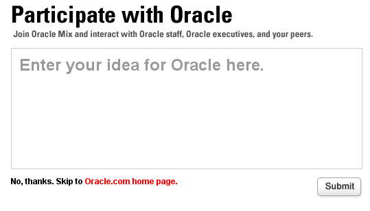 Oracle Listens