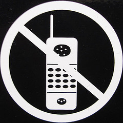 No Cell Phones at the Gas Station! Photo by dinglemunch used under Creative Commons