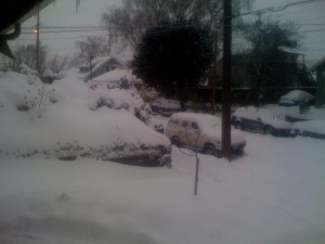 My driveway is under there somewhere