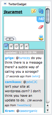 TwitterGadget