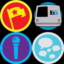 Foursquare BART badge