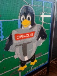 Tux in LEGOs from OpenWorld
