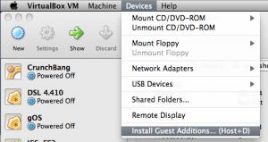 Install Guest Additions