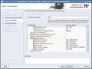 WebCenter components WebCenter components