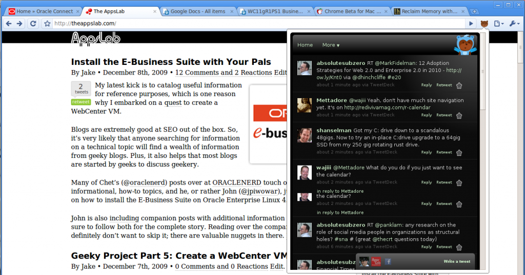 Hey look, it's a Chrome extension, Brizzly
