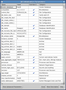 All initialization parameters in one place All initialization parameters in one place