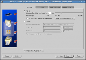 Initialization parameters Initialization parameters