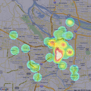 Portland checkins