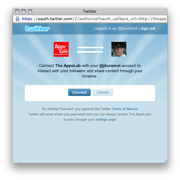 @Anywhere OAuth