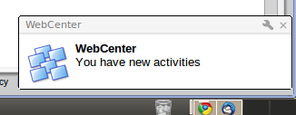 Chrome extension desktop notification
